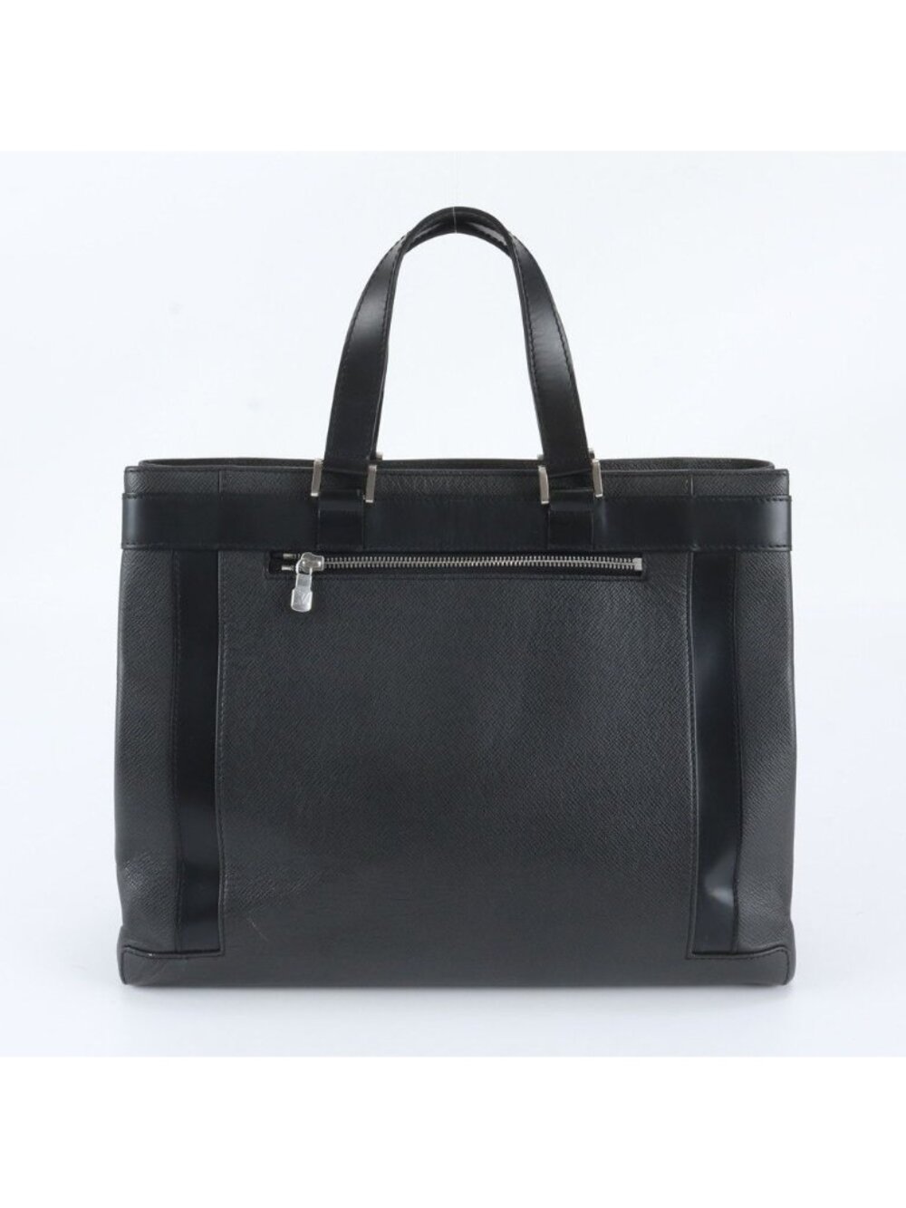 Louis Vuitton Taiga Kasbek PM Leather Tote Bag Business Black
